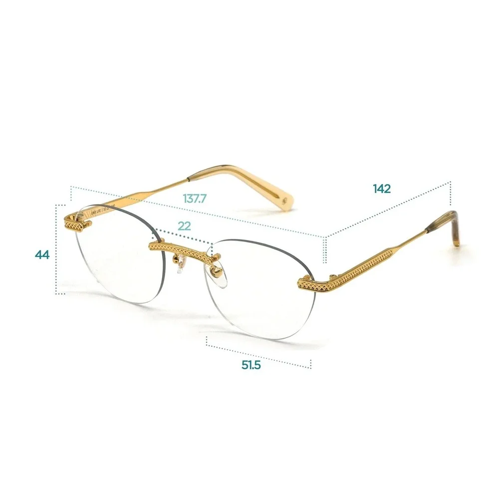 Mens Frameless Round Sunglasses Gold Metal Purple Pink Lens Retro Festival Music